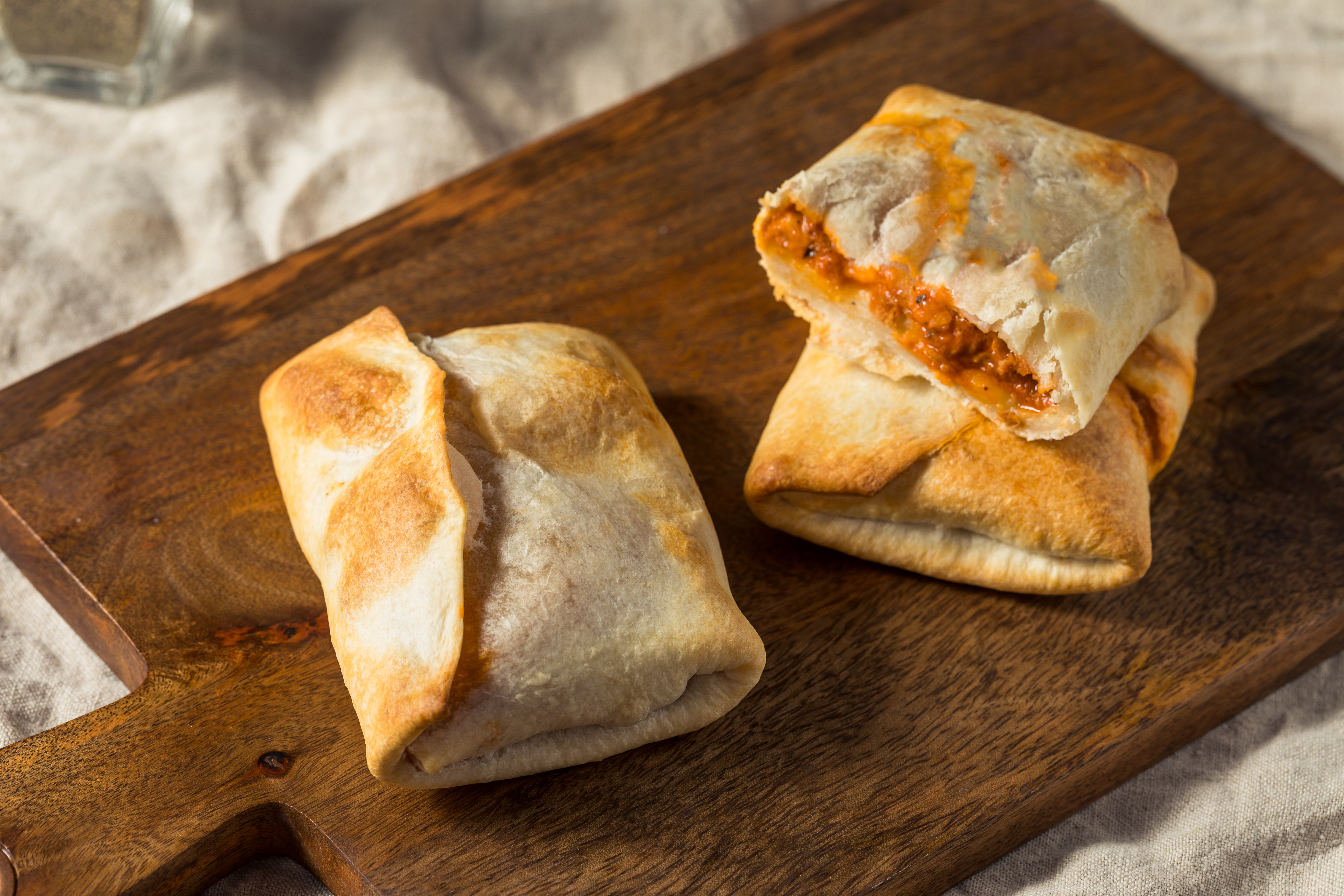 Pizza Pocket recipe with Boomer's Kitchen & Catering